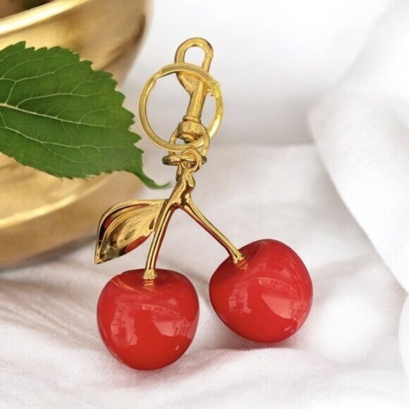 Sparkly Cherry Bag Charm - NWT - Picture 5 of 8